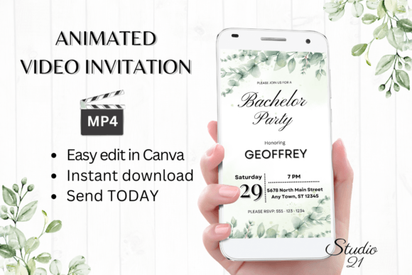 Classic Bachelor Party Invite W5402: Your Digital Blueprint for the Ultimate Send-Off