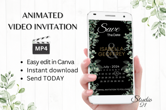 Classic Save the Date W2405B: A Modern Serif for Lasting Impressions