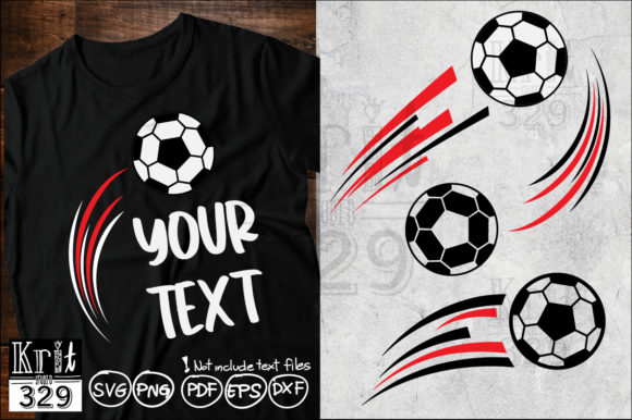 Dynamic Motion Soccer Ball Movement SVG for Designers