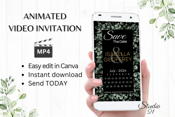 Elevate Your Invitations with Classic Save the Date W2401B