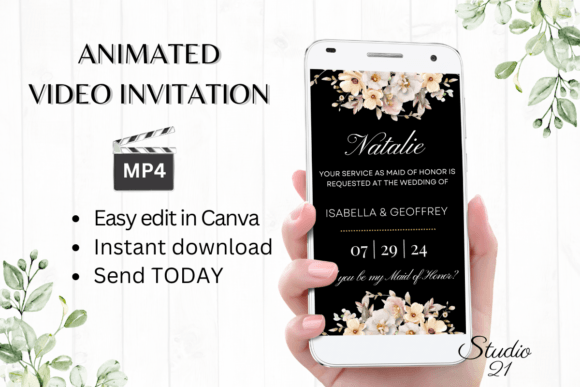 Stunning Boho Maid of Honor Proposal W3309MH: A Designer's Take
